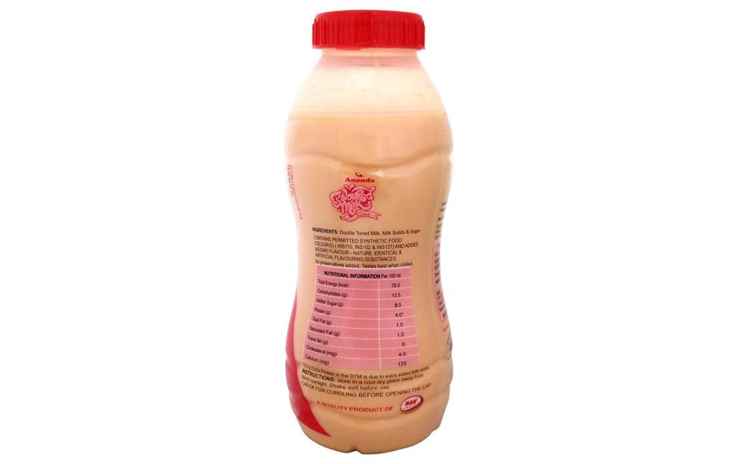 Ananda Flavoured Milk Kesar    Bottle  180 millilitre